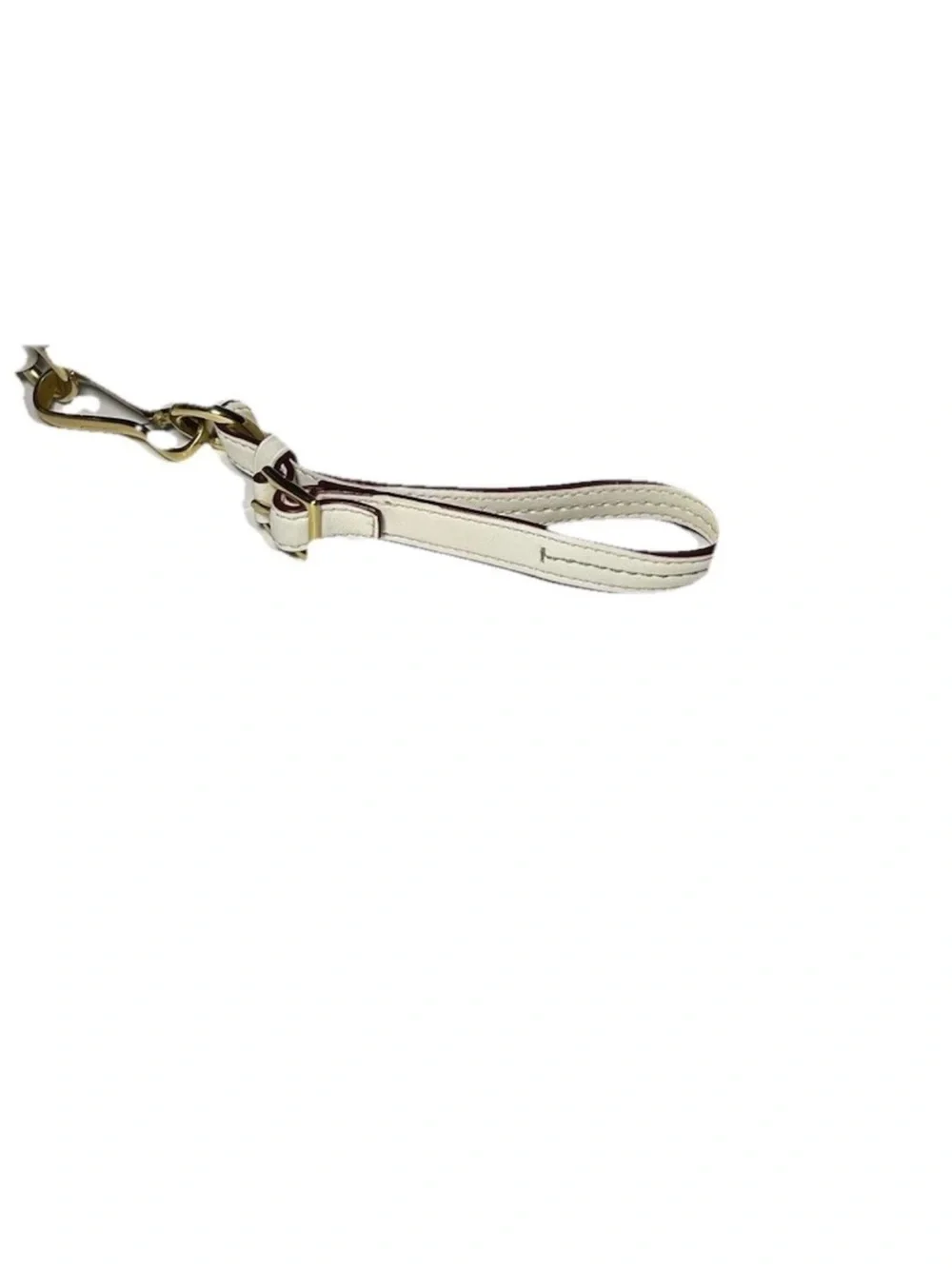Coach Hamptons XL Wristlet/Clutch Winter White Leather, Brass Hardware, VINTAGE